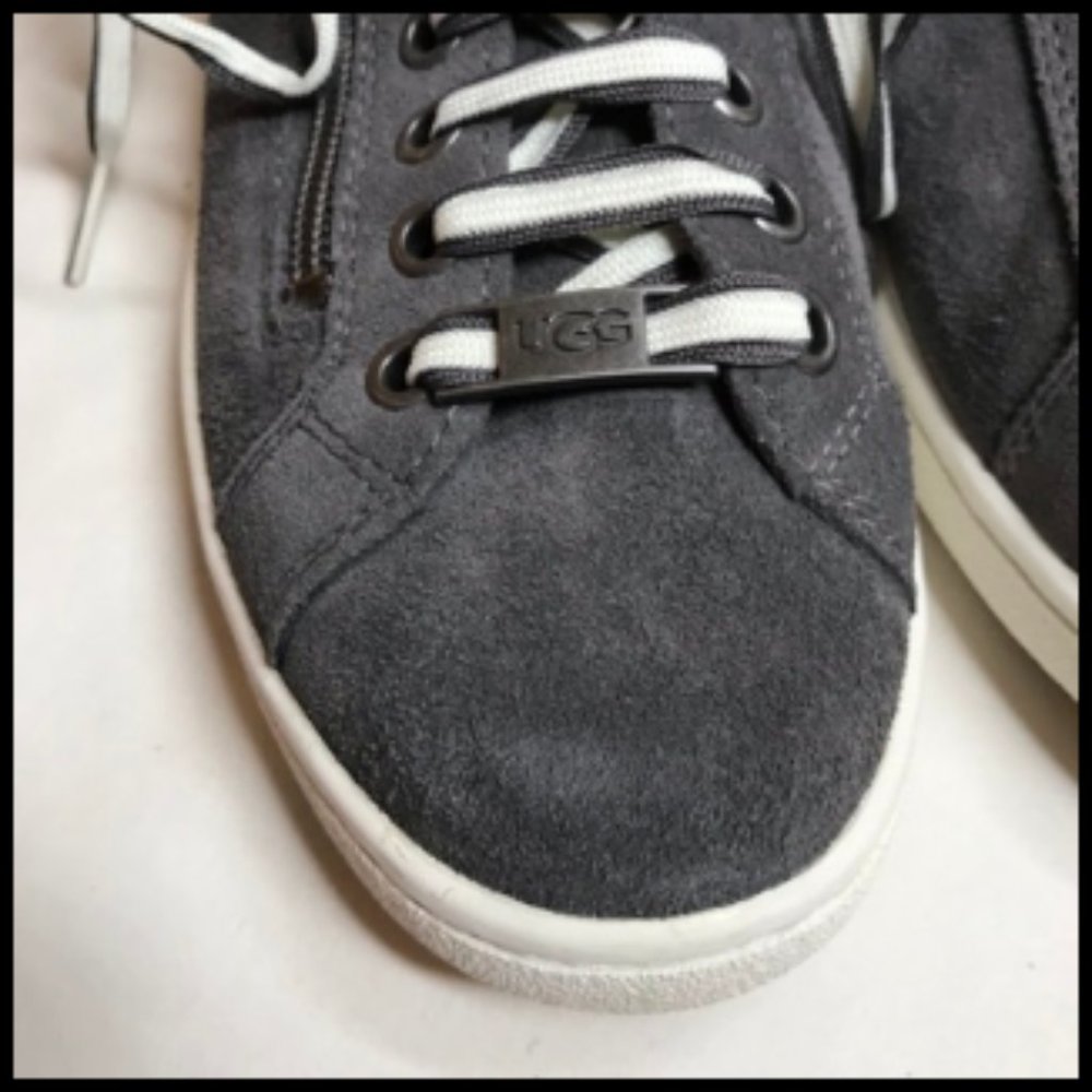 UGG Gray Suede High-Top Sneakers - Picture 10 of 16